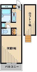 レオパレス東峰第３の物件間取画像